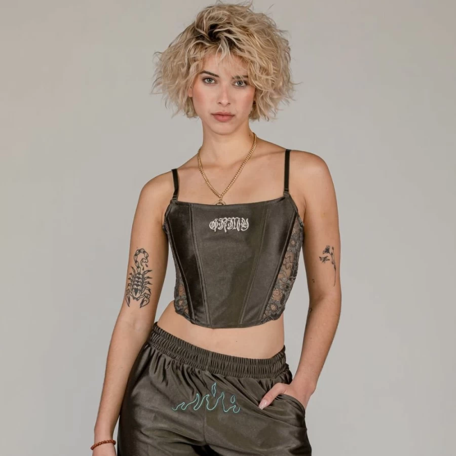 Grimey Fire Route Girl Graphic T-Shirt - Black - Spring 2023 Collection