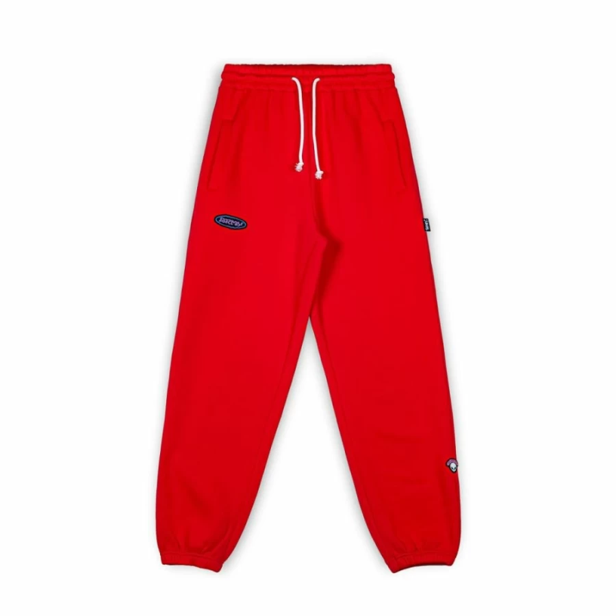 Grimey Ufollow Red Track Pants - Men's Sporty Joggers for Spring 2023