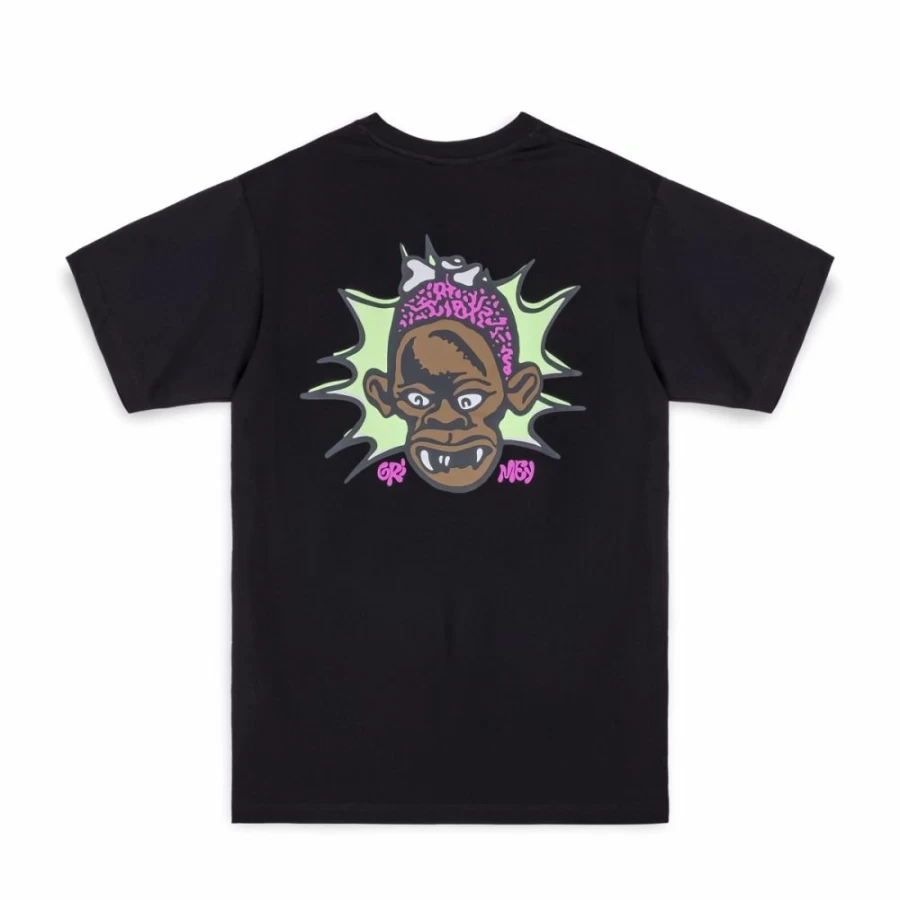 Grimey The Brute Force Black Camiseta - Summer 2023 Collection
