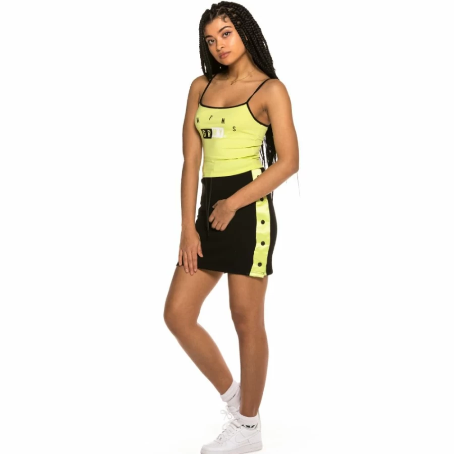 Grimey F.A.L.A. Girl Top SS19 Lime Green Streetwear Fashion T-Shirt