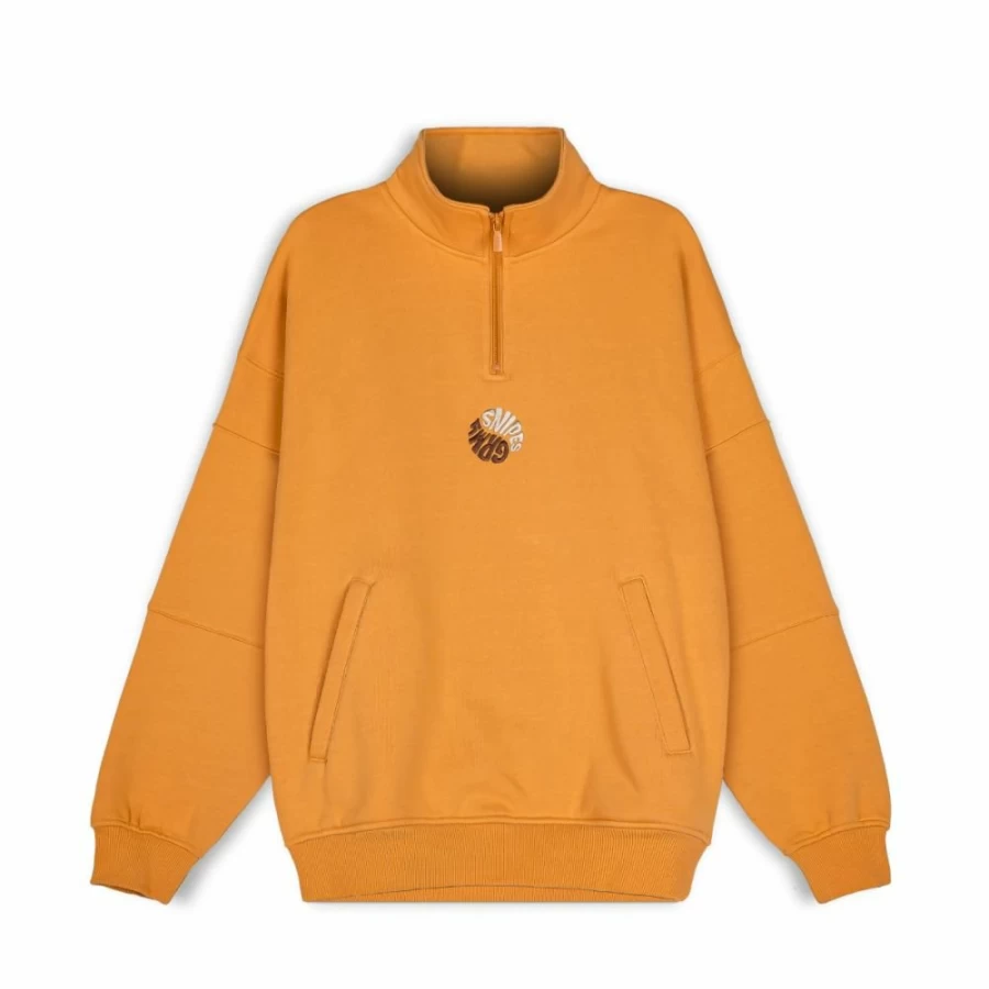 Grimey High Neck Snipes X True Roots Hoodie - Orange Sweatshirt for Men & Women - Fall 2022 Collection
