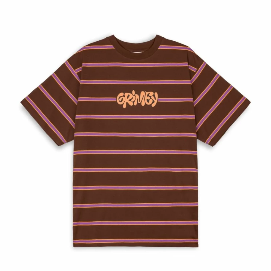 Grimey Oversized Bloodsucker Graphic T-Shirt in Brown - Streetwear Essential SS24 Collection