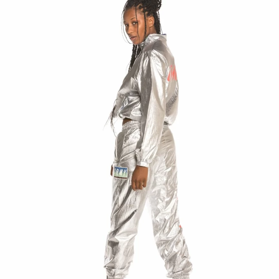 Grimey Silver Track Jacket & Pant Set - Planet Noire Girl FW19 Collection