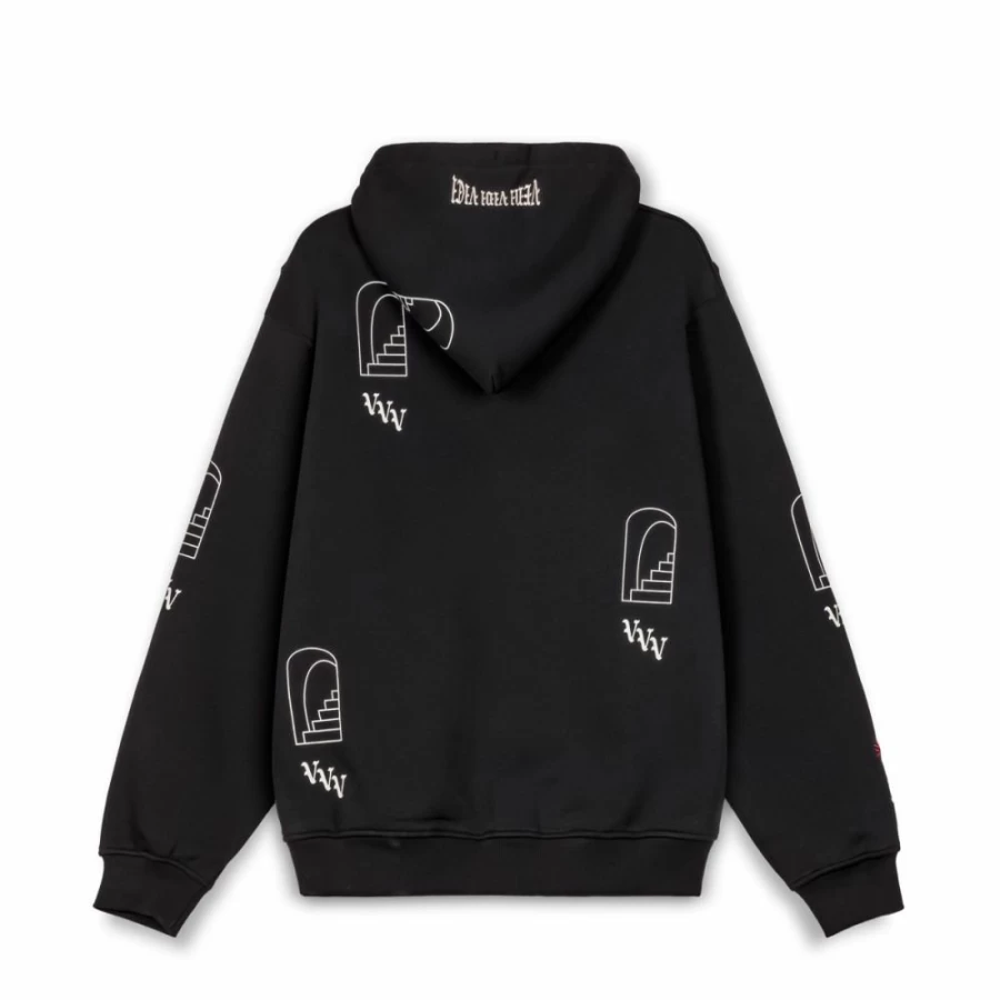 Grimey Vintage Hoodie - Black Sweatshirt | Grimey X Oj Collab | FW23 Collection