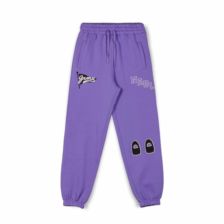 Grimey Nablus Purple Track Pants FW23 - Stylish Men's Joggers for Casual Wear