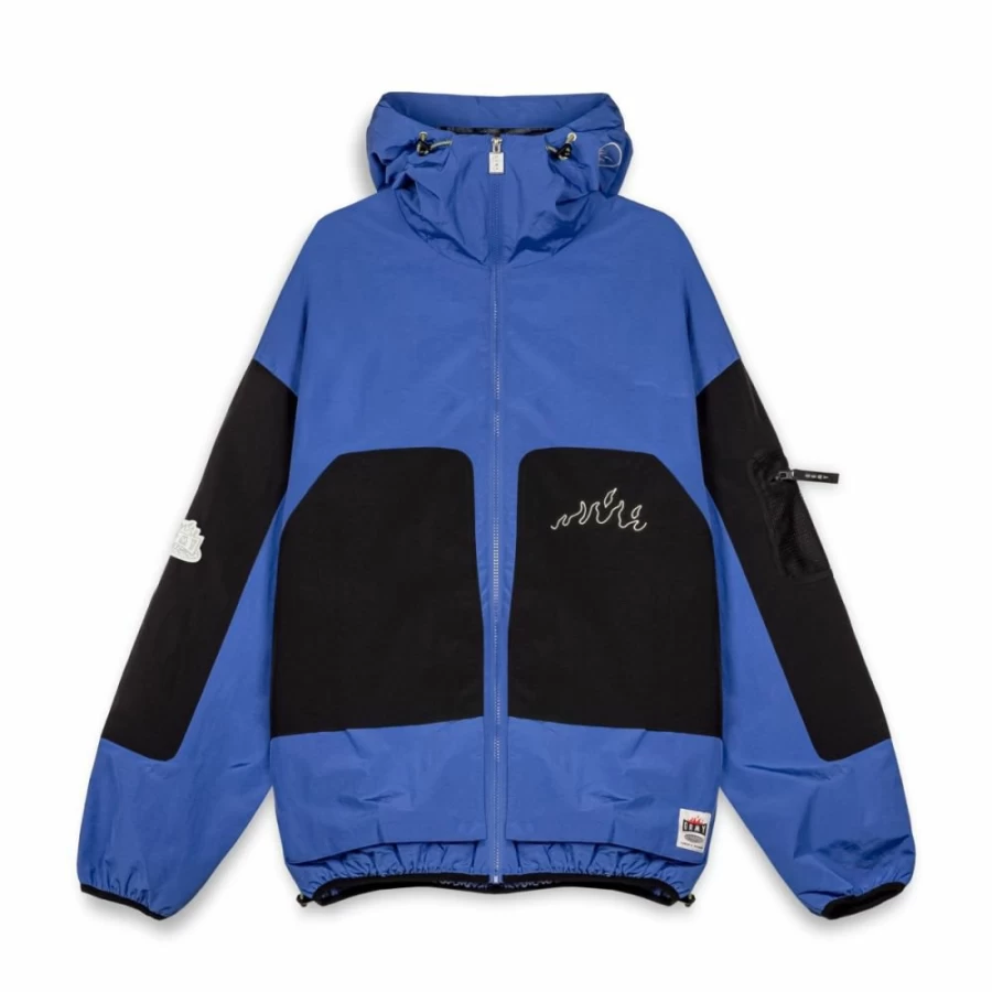 Grimey Back At You Royal Blue Jacket - FW23 Streetwear Coat for Men & Women