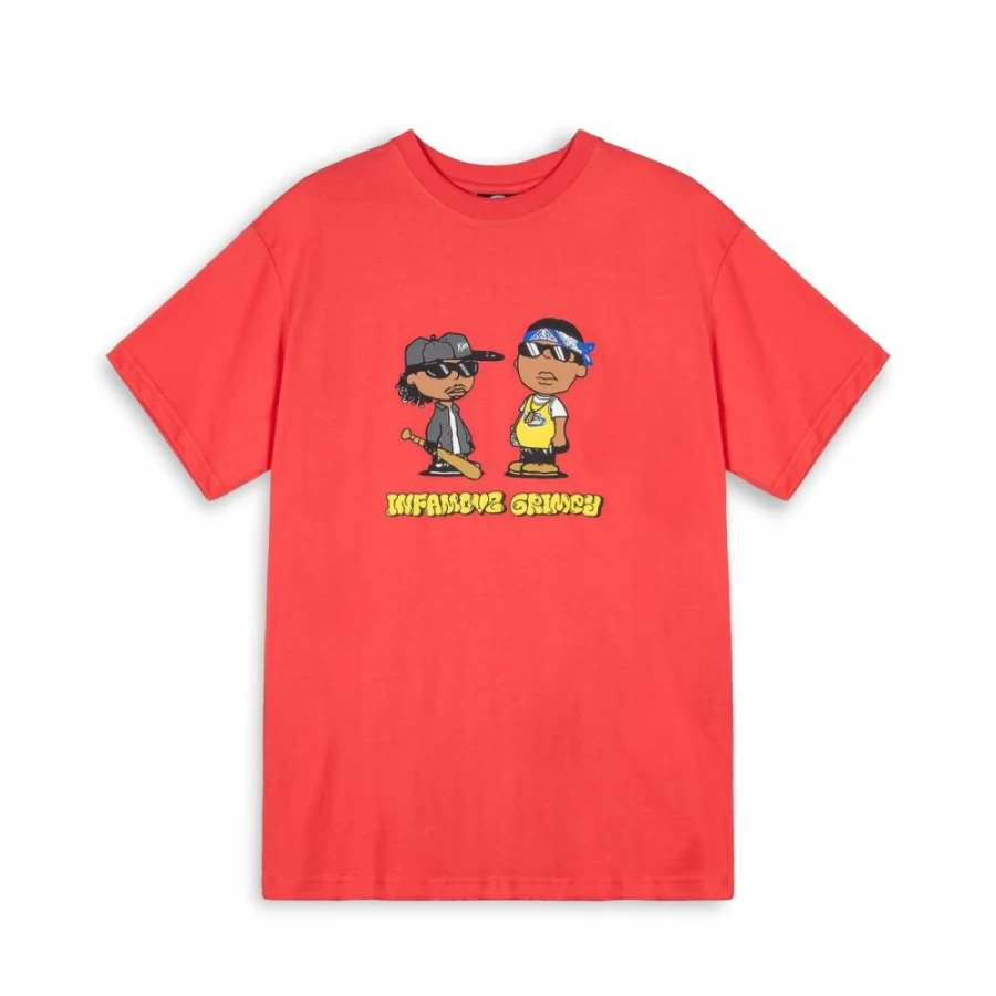 Grimey The Lords Regular T-Shirt - Red - Summer 2024 Collection - Casual Short Sleeve Tee