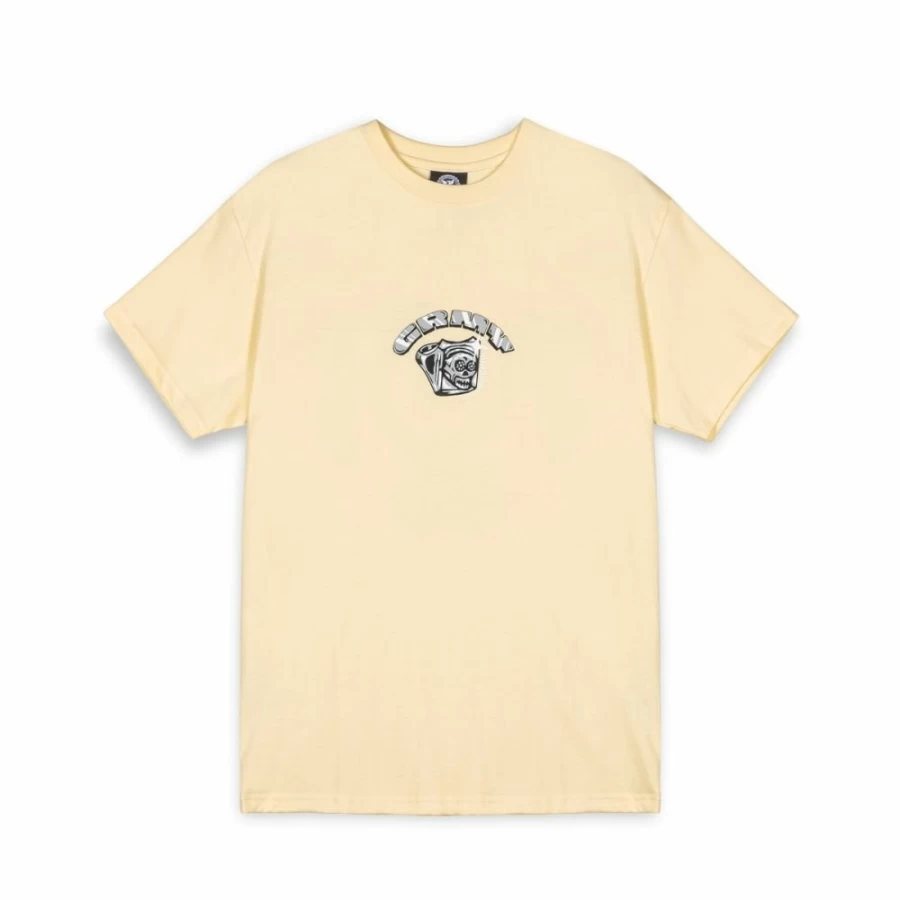 Grimey The Slowly We Rot Regular T-Shirt - Cream Color Casual Tee - SS24 Collection