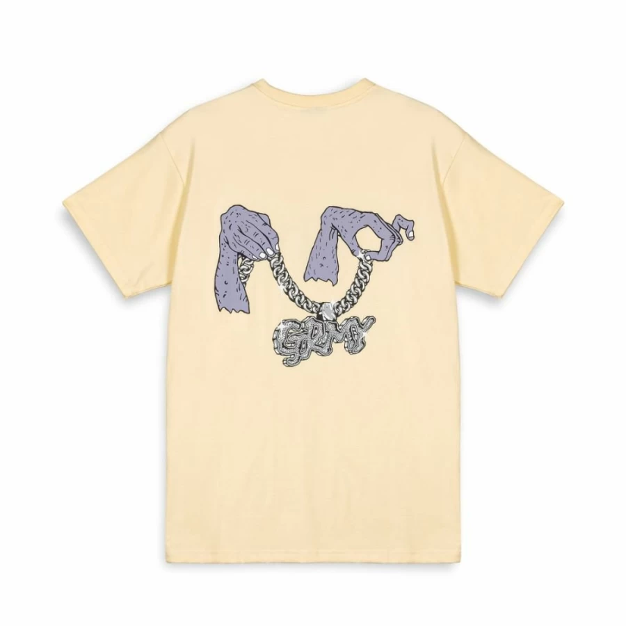Grimey The Slowly We Rot Regular T-Shirt - Cream Color Casual Tee - SS24 Collection