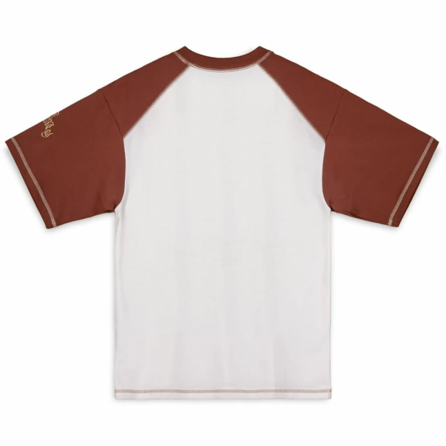 Grimey Fire Route Bicolor T-Shirt - White Cotton Tee for Men - Spring Summer 2023 Collection