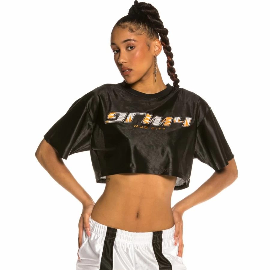 Grimey Chica Acknowledge Crop Top - Black | SS20 Collection | Trendy Streetwear Style