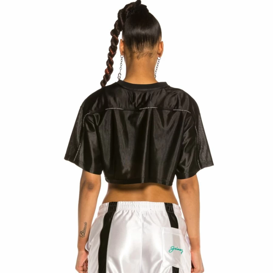 Grimey Chica Acknowledge Crop Top - Black | SS20 Collection | Trendy Streetwear Style