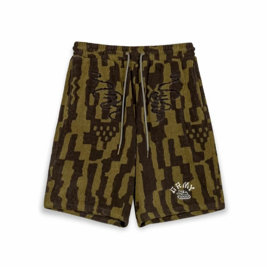 Grimey Lucky Dragon Jacquard Baggy Shorts - Black Pantalon Corto for SS24