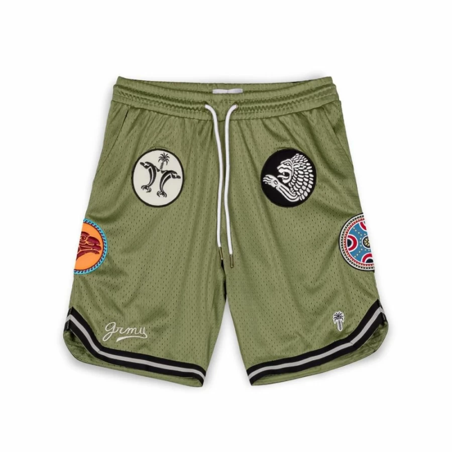 Grimey The Clout Green Short Pants for Men - Spring 2023 Collection