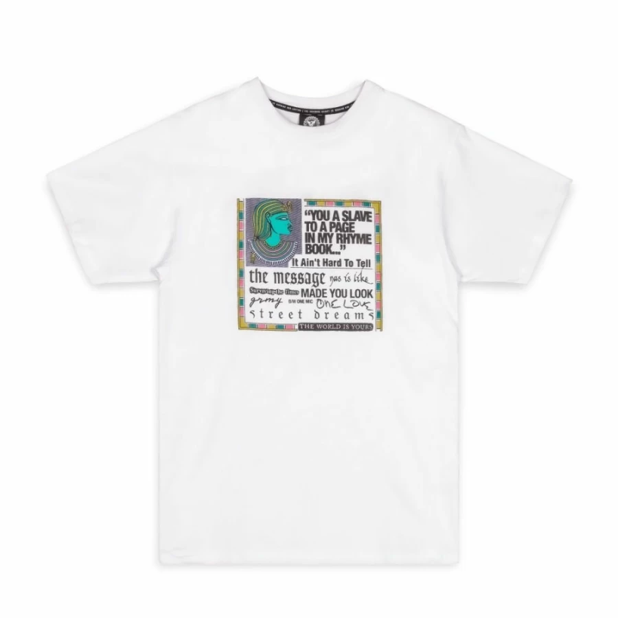 Grimey "Iam" White T-Shirt - Fall 2022 Collection - Casual Cotton Tee
