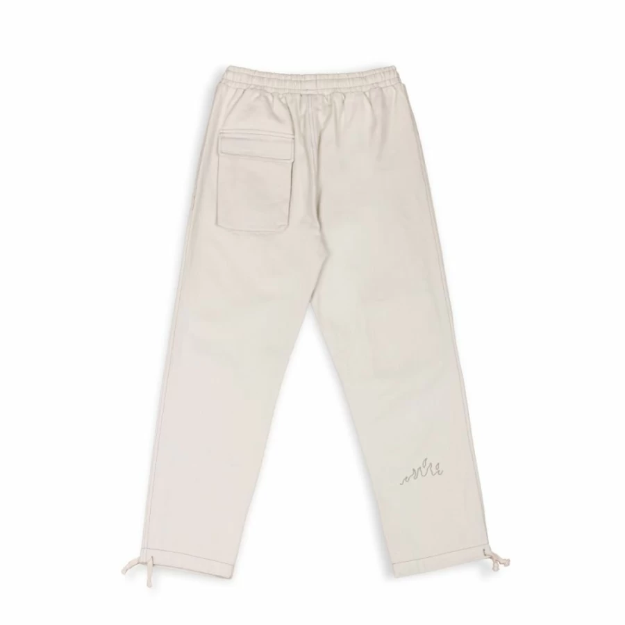 Grimey Snow Fox Canvas Pants for Winter - Cream Color - Size L 22 - Durable & Stylish