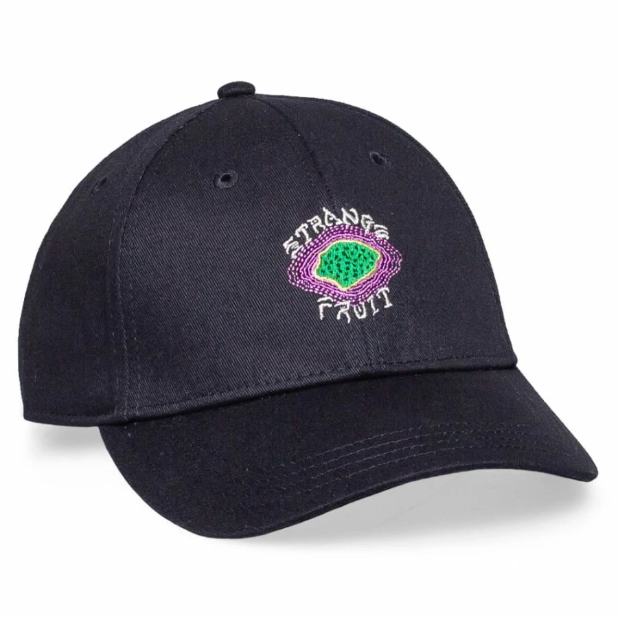 Grimey Strange Fruit Black Curved Visor Cap - Spring 2021 Collection Hip Hop Streetwear