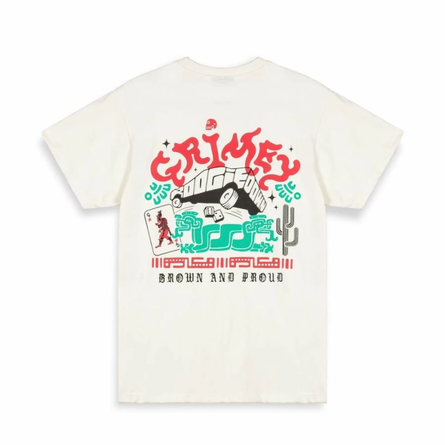 Grimey Causing Panic Charleston Blvd T-Shirt - White - SS24 Collection