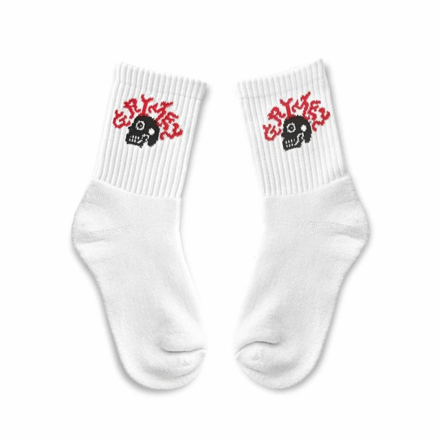 Grimey White Regular Fit Calcetines Socks SS24 Collection - Comfortable & Stylish
