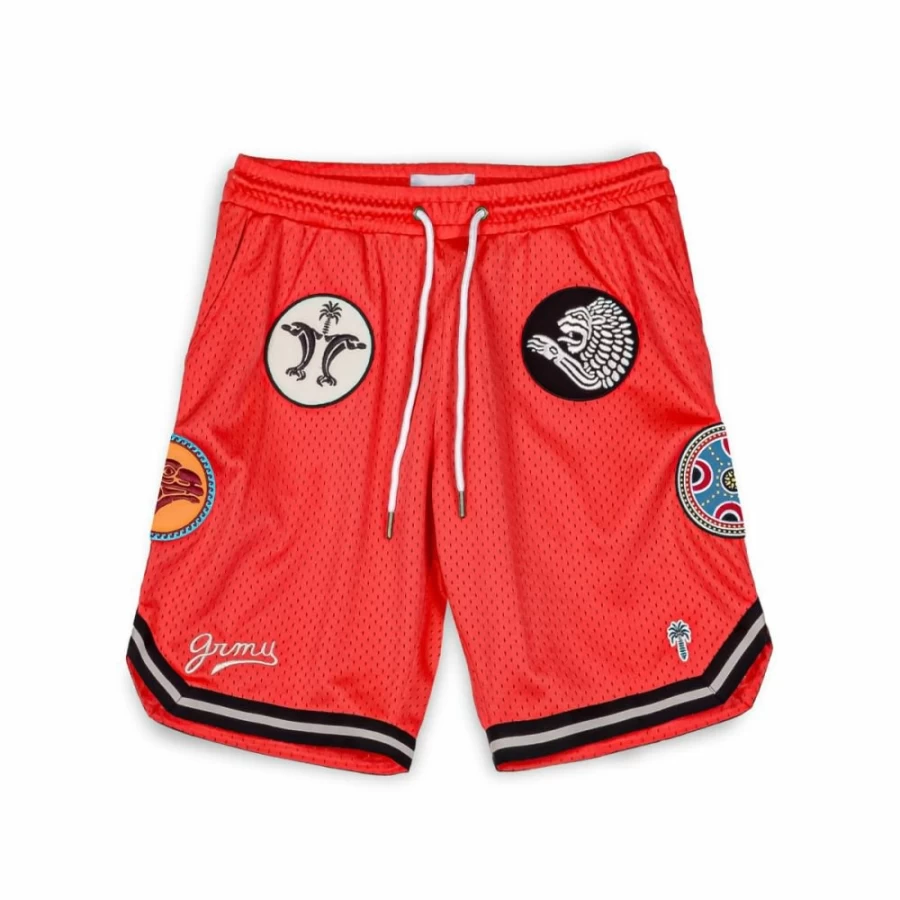 Grimey The Clout Red Short Pants - Spring 2023 Collection