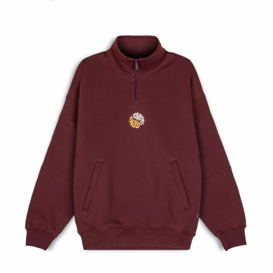 Grimey Snipes X True Roots High Neck Sudadera Brown Sweatshirt Fall 2022 Collection