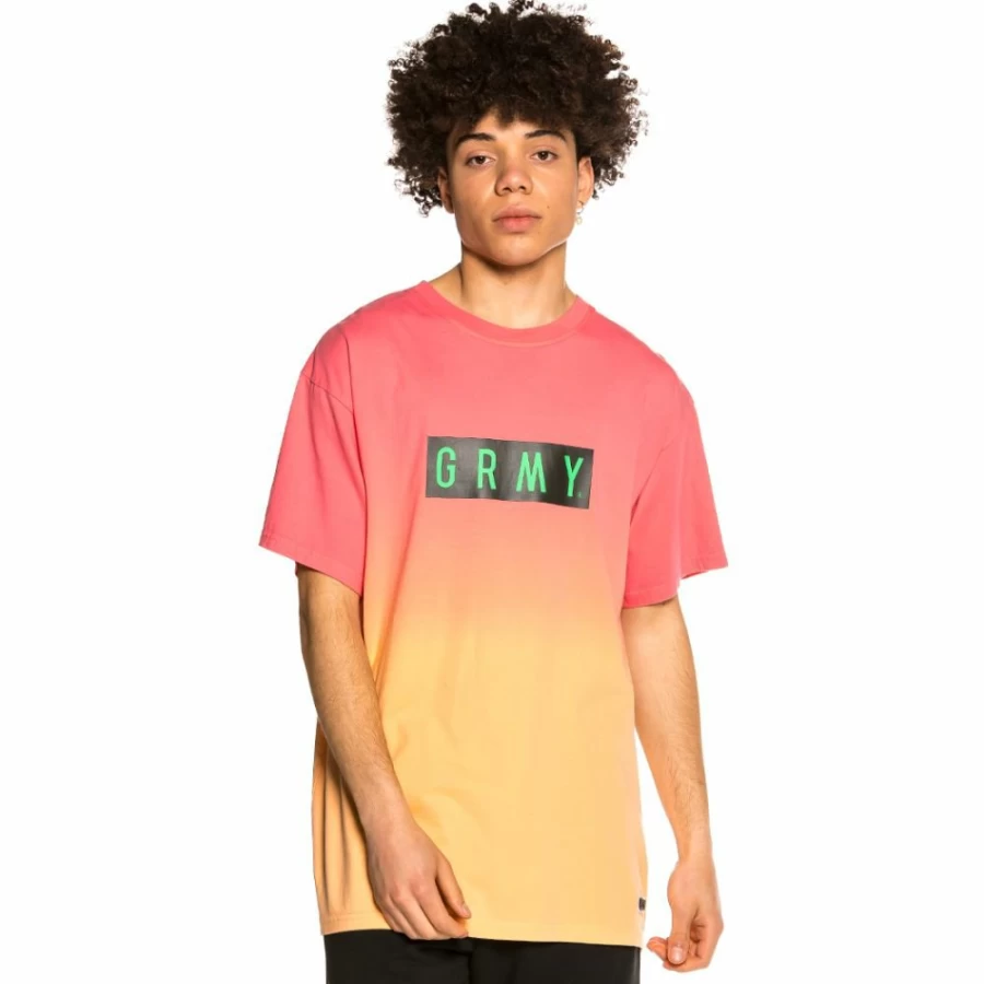 Grimey "Frenzy Gradient" Pink Graphic T-Shirt - Summer Collection 2021