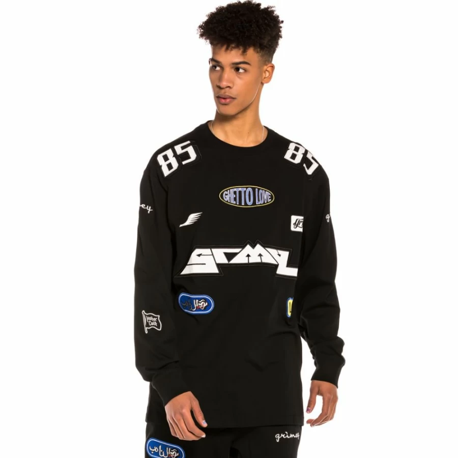 Grimey Arch Rival Long Sleeve T-Shirt - Black - Spring 2022 Collection