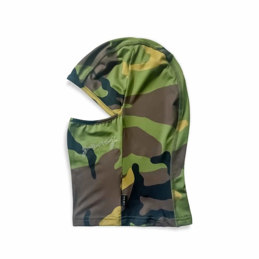 Grimey Tusker Temple Camo Balaclava Full Face Mask - All Over Print - FW23 Streetwear