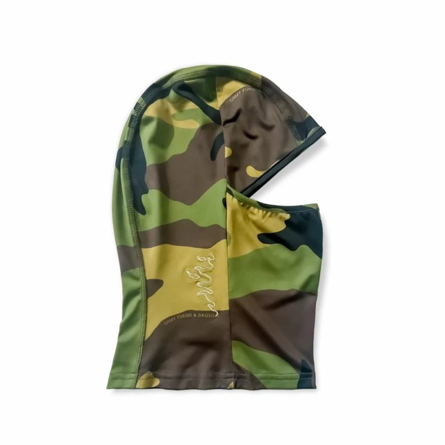 Grimey Tusker Temple Camo Balaclava Full Face Mask - All Over Print - FW23 Streetwear