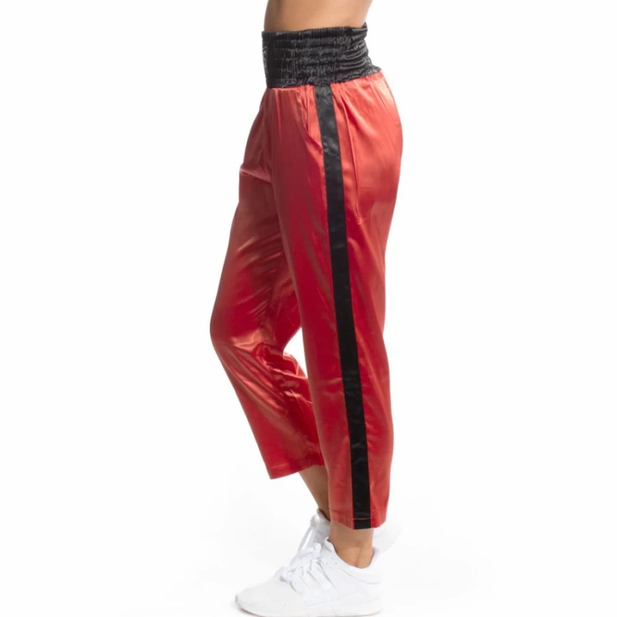 Grimey The Gatekeeper Girl Satin Panties FW17 Red Brick - Women's Fashion Lingerie