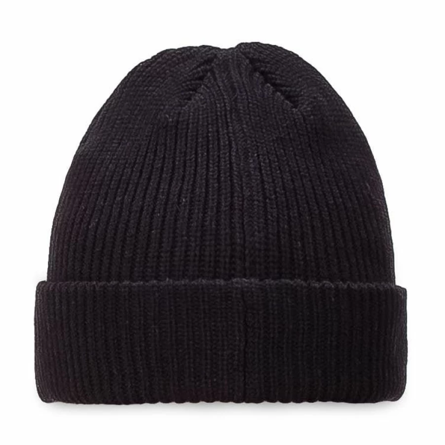 Grimey "Dust Storm" Black Beanie - Winter Hat for Men & Women - Fall 2022 Collection