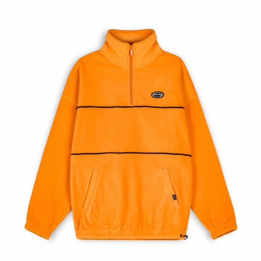 Grimey "Iam Polar" High Neck Orange Sweatshirt - Fall 2022 Collection