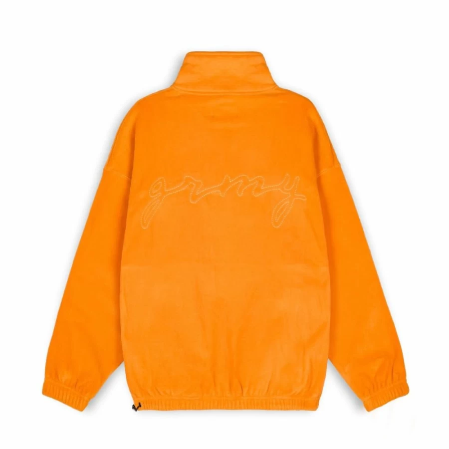 Grimey "Iam Polar" High Neck Orange Sweatshirt - Fall 2022 Collection