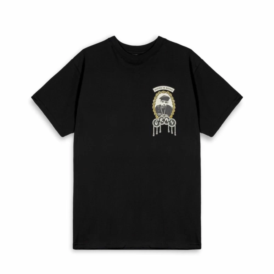 Grimey Supastar Black T-Shirt - Regular Fit Casual Tee - SS24 Collection