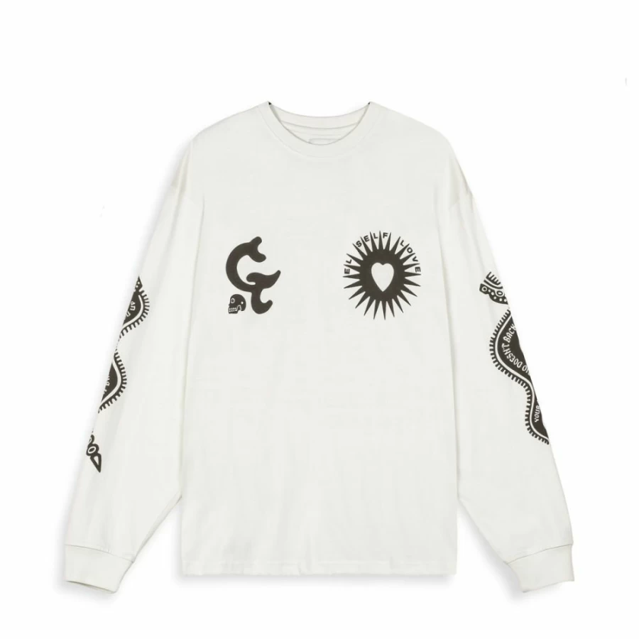 Grimey Panic Long Sleeve T-Shirt - Off White - SS24 Collection