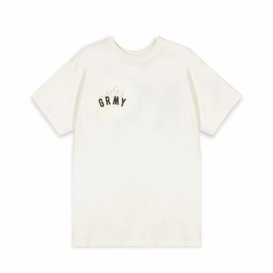 Grimey Les Colonies Regular Tee - White T-Shirt for Men | Fall Winter 2023 Collection