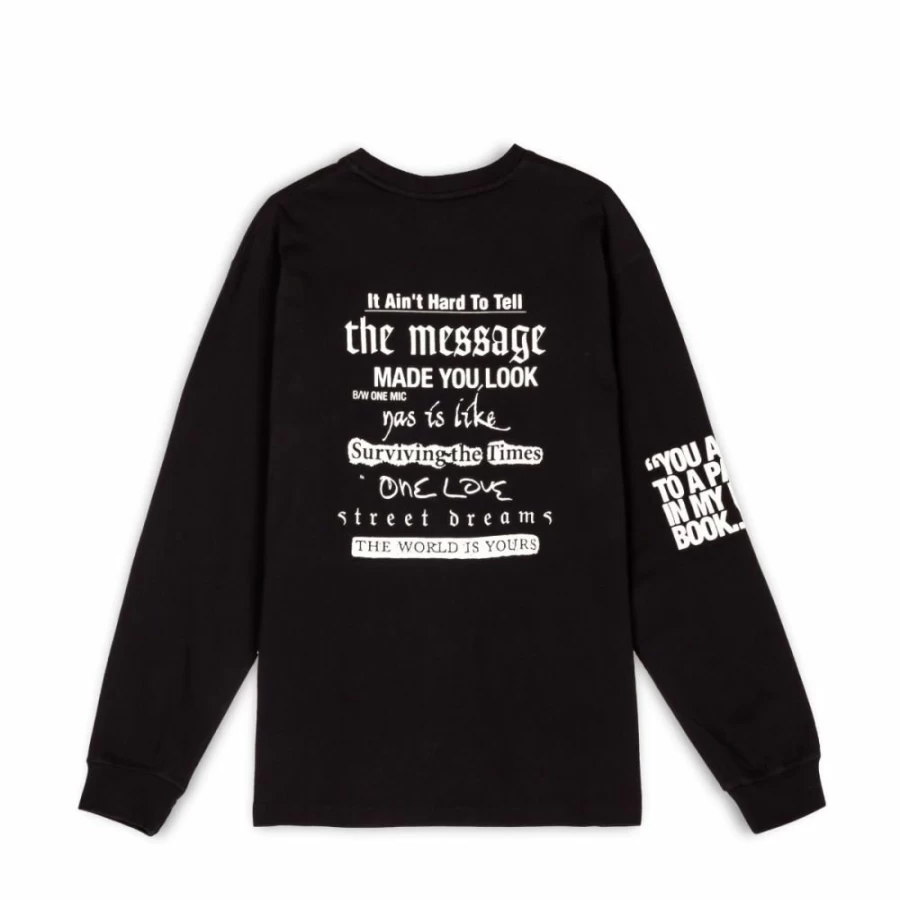 Grimey "Iam" Long Sleeve T-Shirt - Black, Fall 2022 Collection