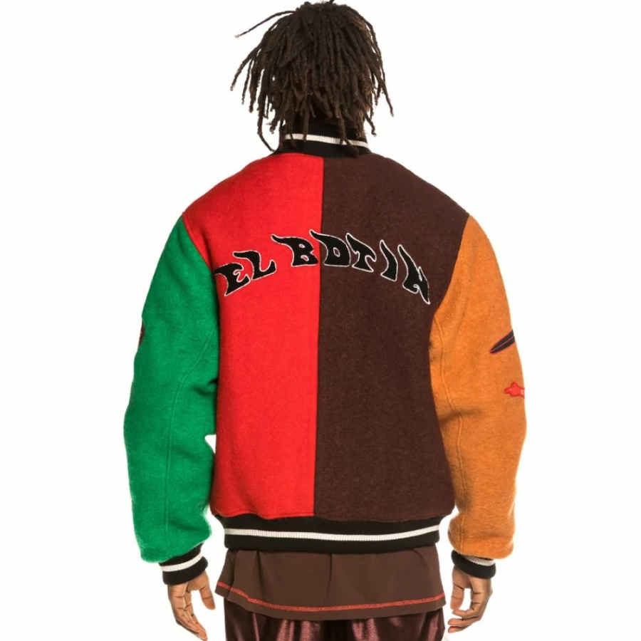 Grimey Baseball Jacket "The Loot" - Multicolor Vintage Style - Spring 2021 Collection