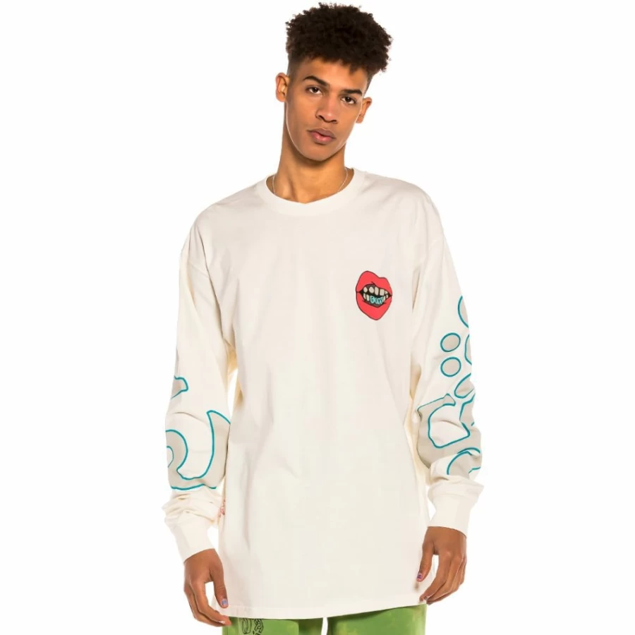 Grimey "Day Dreamer" Long Sleeve T-Shirt - White - Spring 2022 Collection