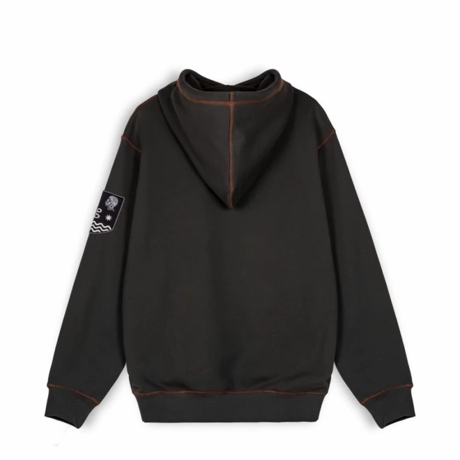 Grimey Fire Route Hoodie - Black Sweatshirt for Men & Women | Spring 2023 Collection
