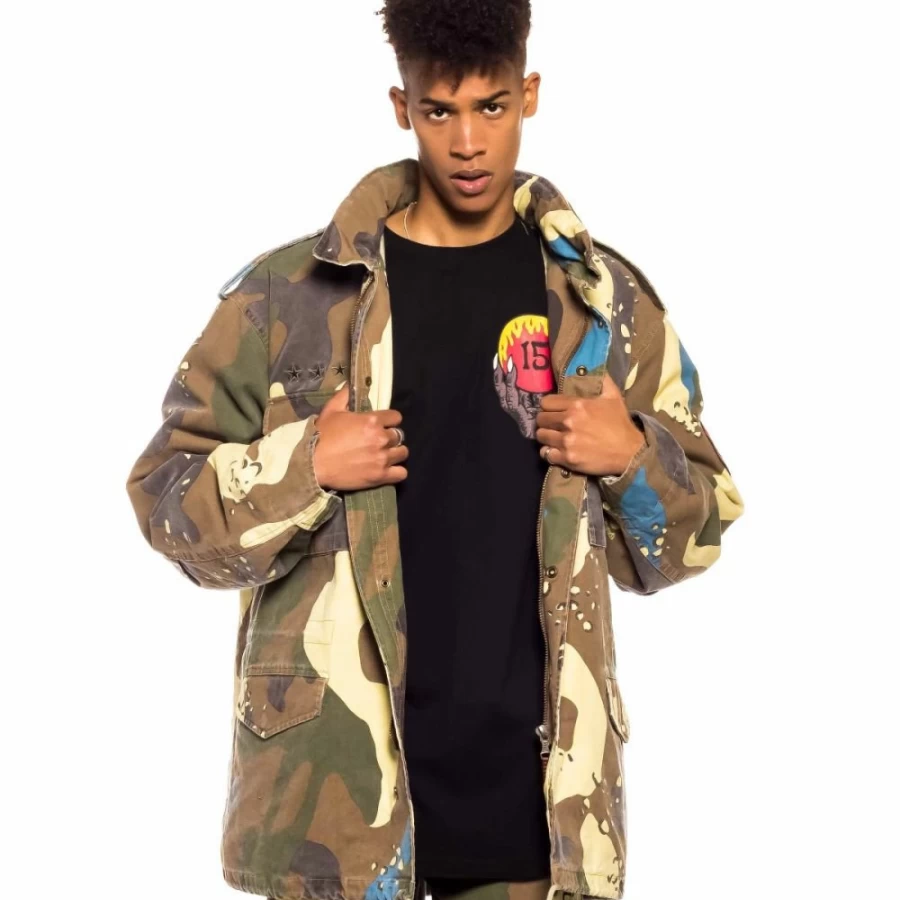 Grimey Glorified Field Camo Jacket - Spring 2022 Outdoor Coat