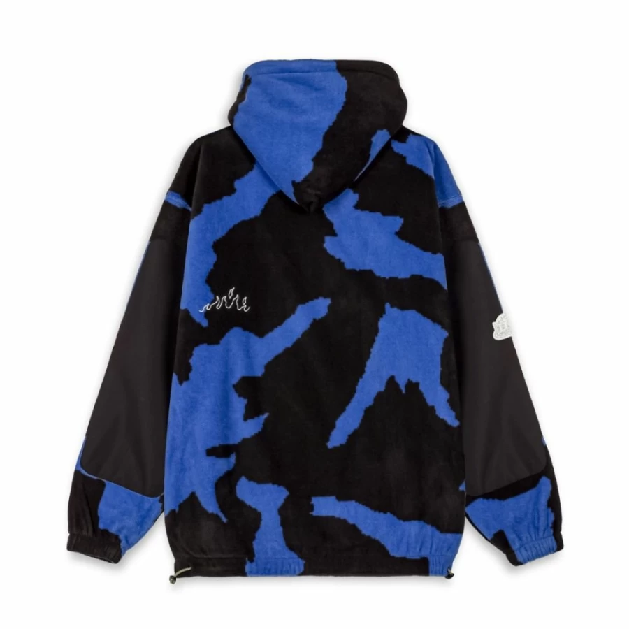 Grimey Royal Blue All Over Print Hoodie - Back At You Design - FW23 Collection