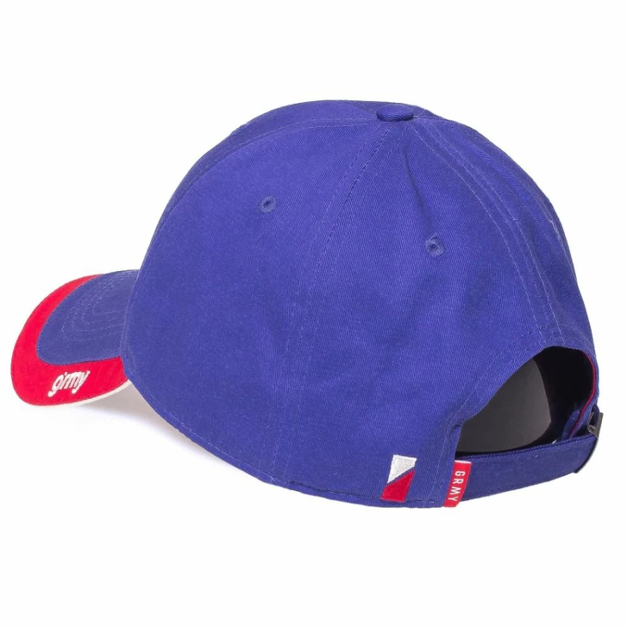 Grimey Flamboyant Curved Visor Hat FW18 Navy - Stylish Streetwear Accessory