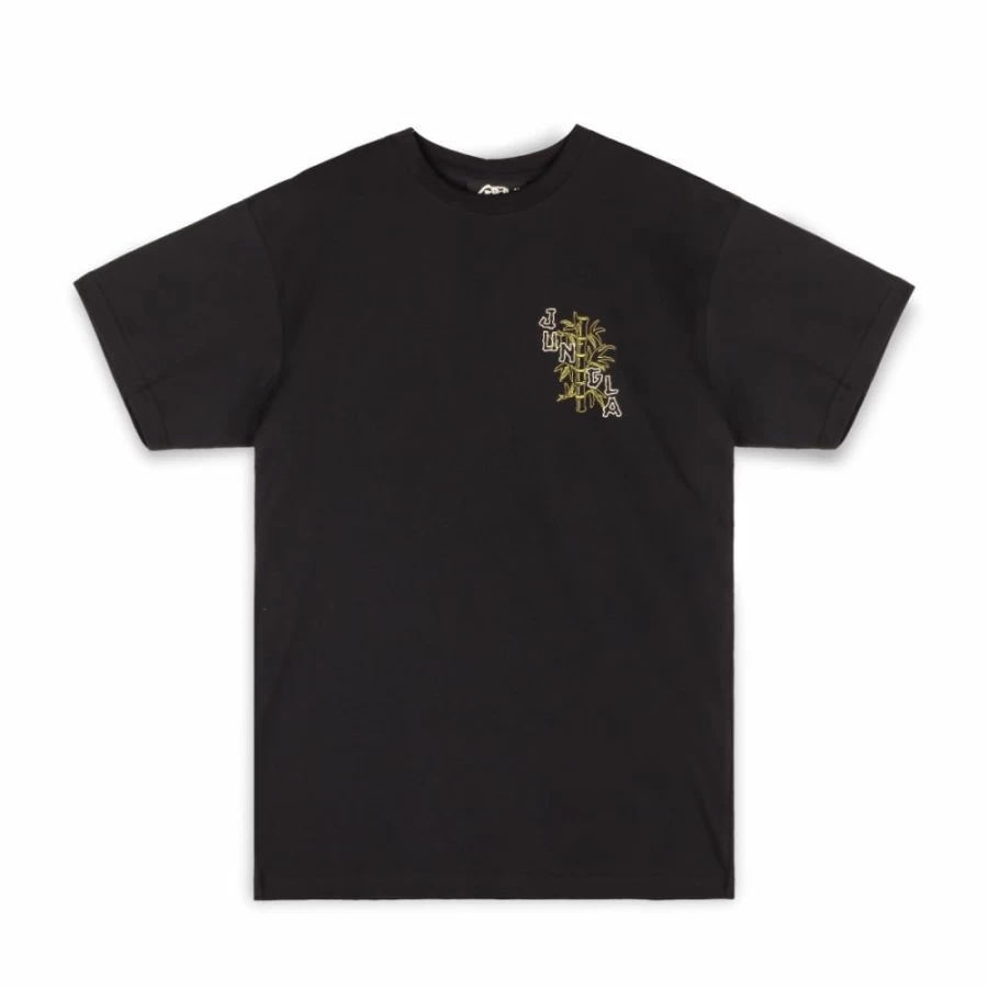 Grimey "Pasion Gamberra GP X GRMY Jungla" Black Graphic T-Shirt - Fall 2022 Collection
