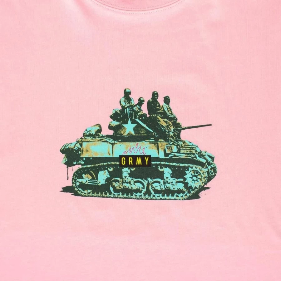 Grimey "The Peace Machine" Pink T-Shirt - Summer 2022 Collection