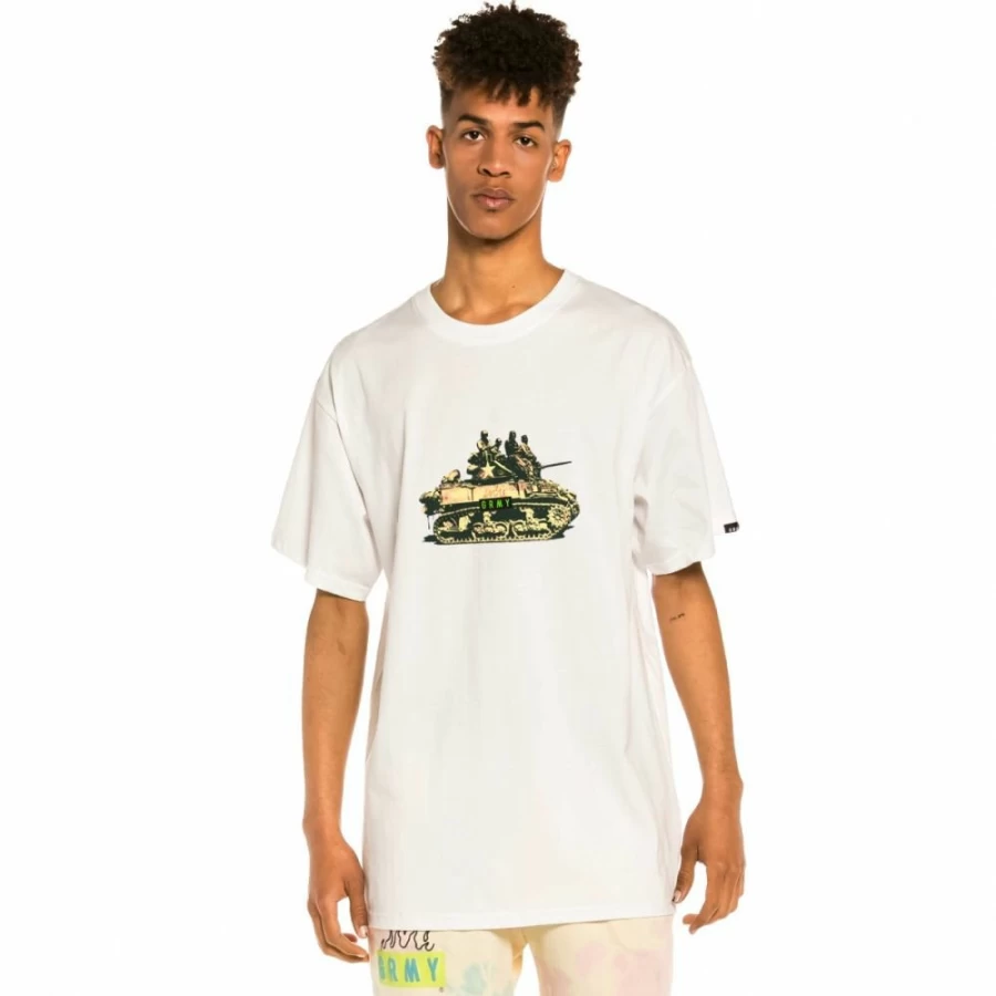 Grimey "The Peace Machine" White T-Shirt - Summer 2022 Collection