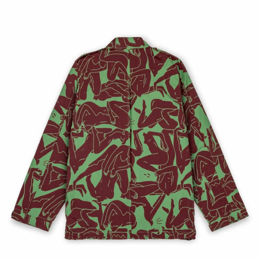 Grimey Track Jacket "Lust Mantra" - Green Fall 2022 Men's Streetwear