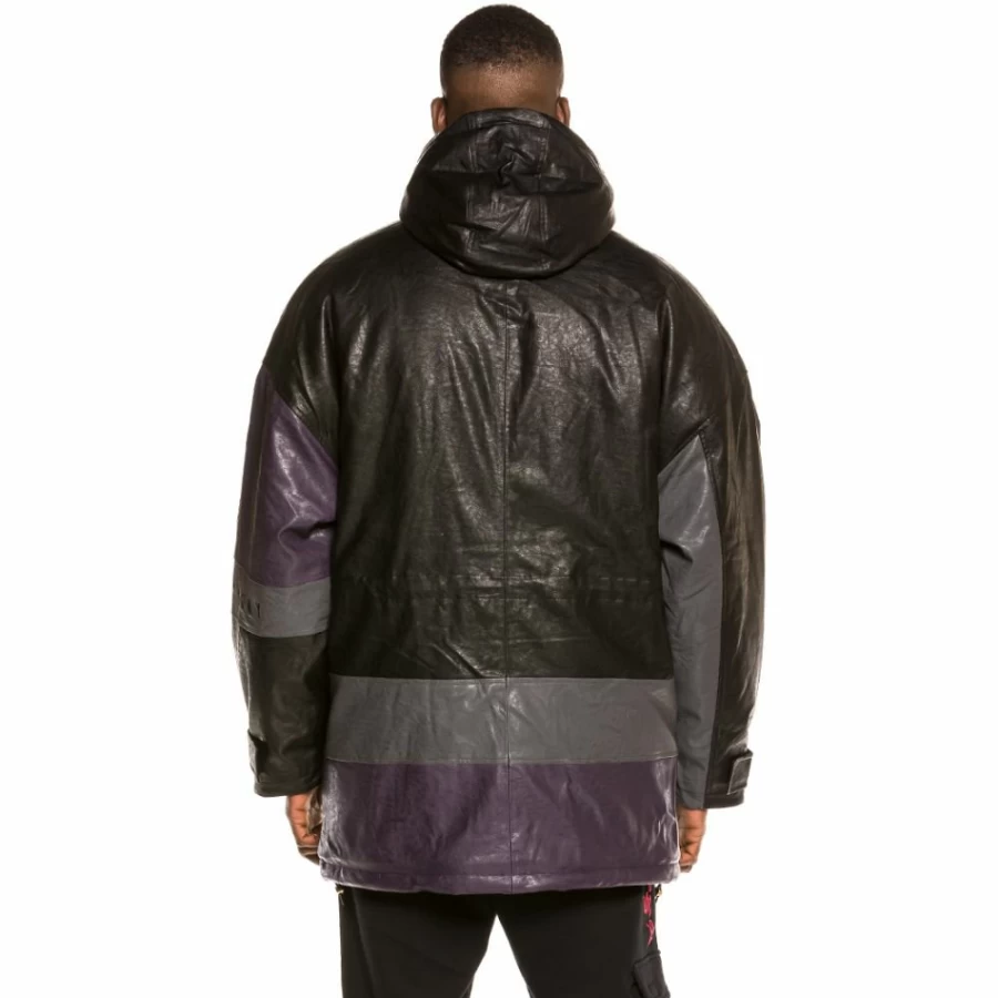 Grimey Marauder FW20 Black Parka Jacket for Men - Waterproof Winter Coat with Hood