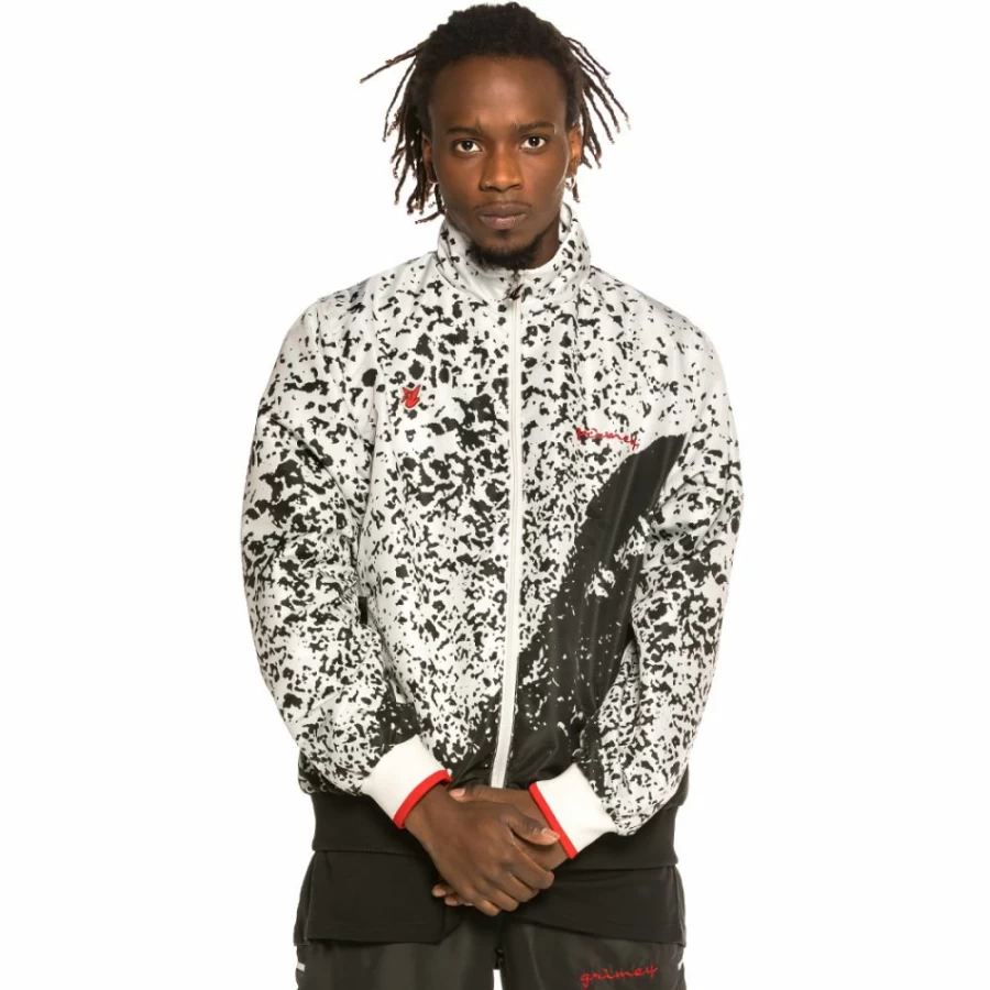 Grimey X Gzuz Track Jacket - Black Hip Hop Streetwear Spring 2021 Collection