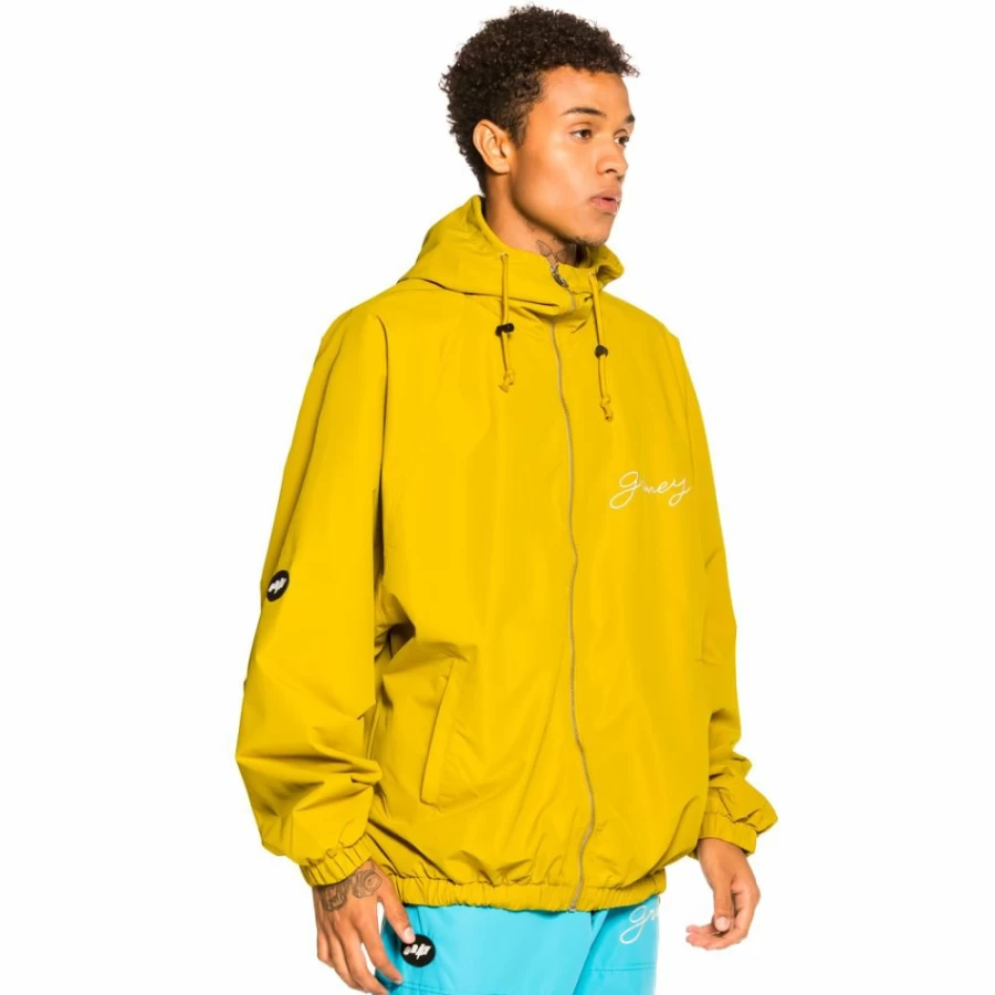 Grimey Martinica Fact Mustard Track Jacket - Fall 2021 Vintage Style